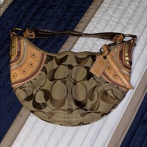 Brown Coach handbag